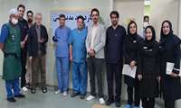 بازدید اعضای تیم مدیریتی ایمنی بیمار از واحد آنژیوگرافی بیمارستان 