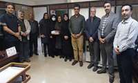 دیدار صمیمی رئیس، مدیر و مترون بیمارستان، با کارکنان  واحد منابع انسانی 
