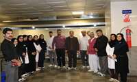 بازدید مدیریتی ایمنی از آشپزخانه در بیمارستان قلب فرشچیان