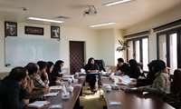جلسه هم اندیشی مترون ها ی بیمارستانهای استان همدان در مرکز آموزشی درمانی فوق تخصصی قلب وعروق فرشچیان 