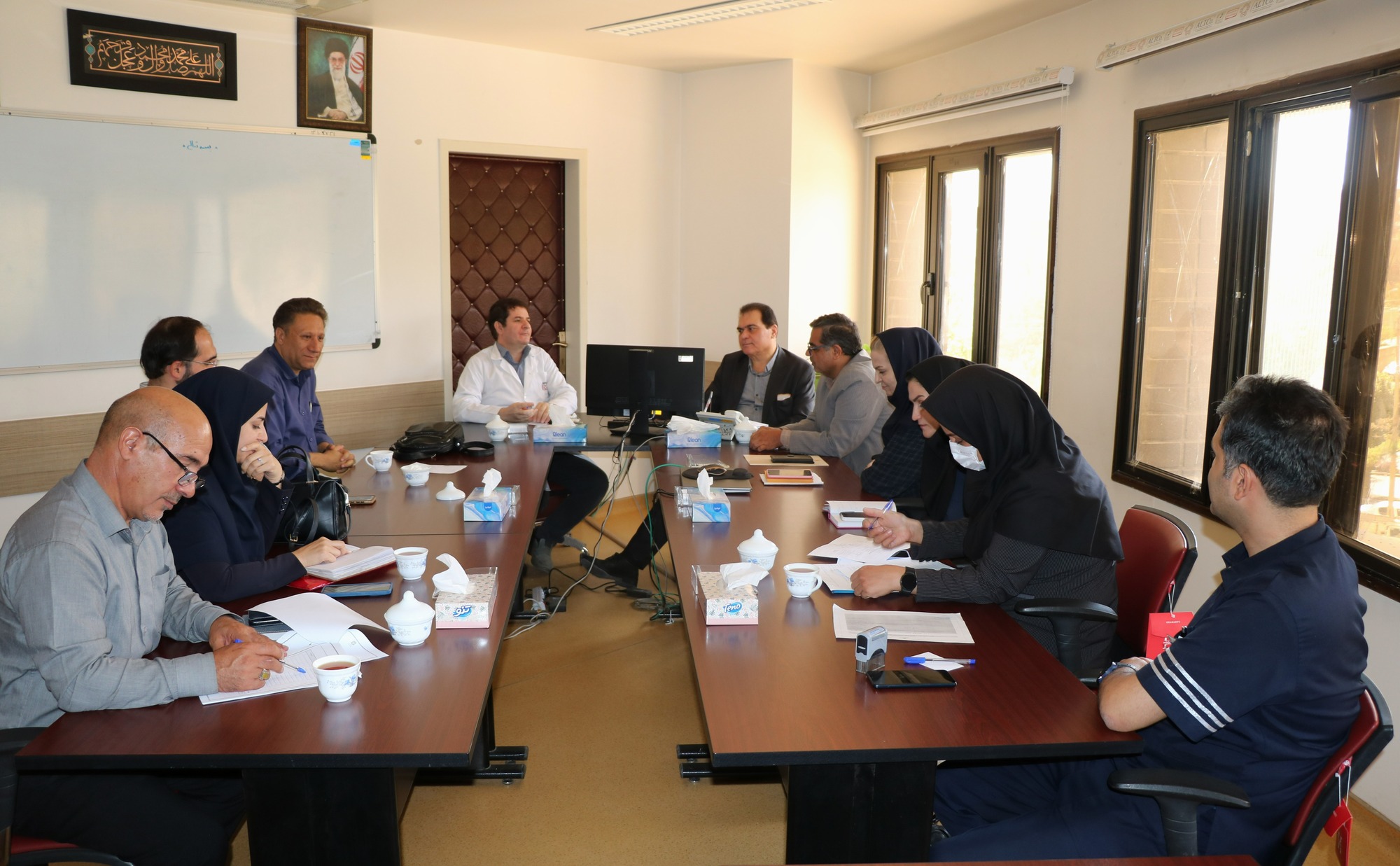 بازدید اعضای تیم معاونت درمان 