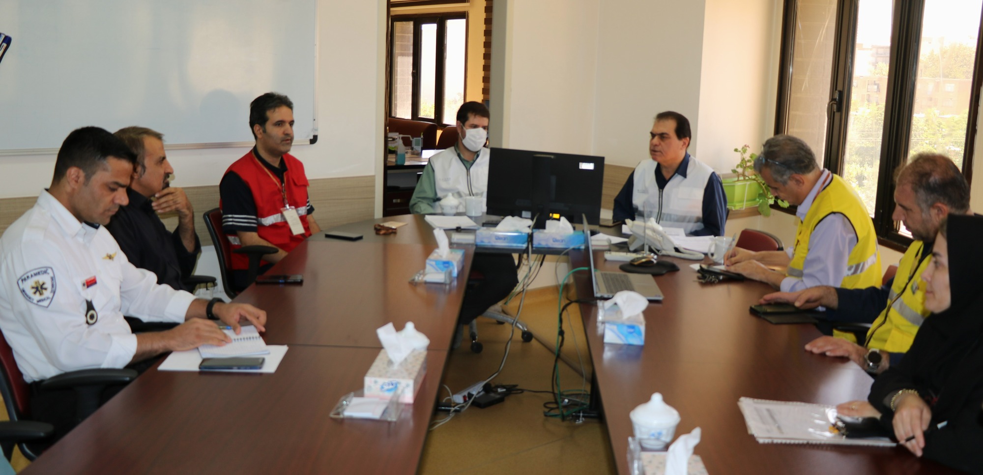برگزاری مانور عملیاتی پدافند سایبری در بیمارستان قلب و عروق فرشچیان